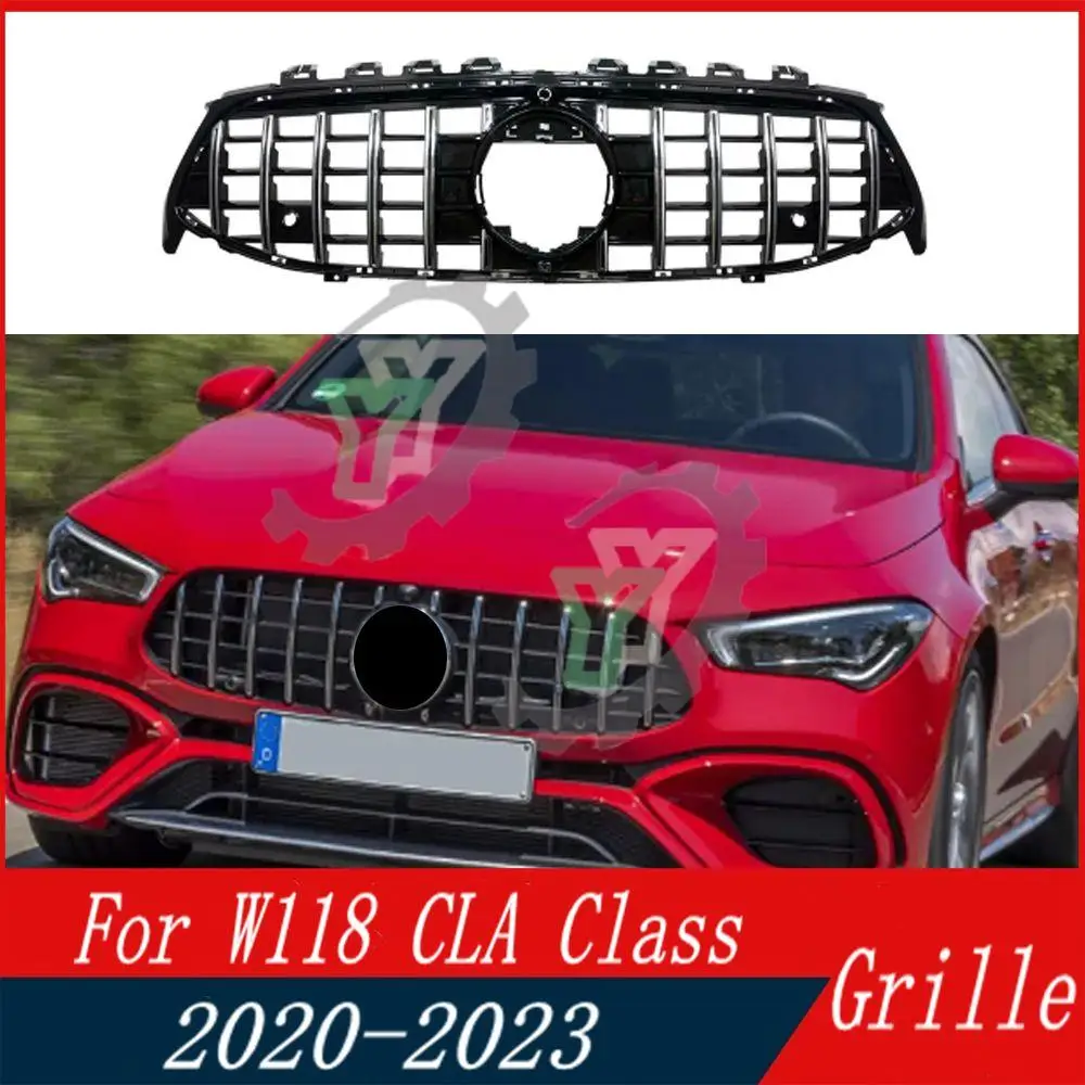 

Front Bumper Upper Grille Racing Grill For Mercedes-Benz W118 CLA Class CLA180 CLA200 CLA250 CLA260 CLA220 CLA45 2020 2021 2022