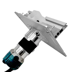 Nuova piastra di inserimento del tavolo del Router per banchi per la lavorazione del legno tavolo del Router con guida del calibro del mitra staffe scorrevoli per recinzione con profilo in alluminio