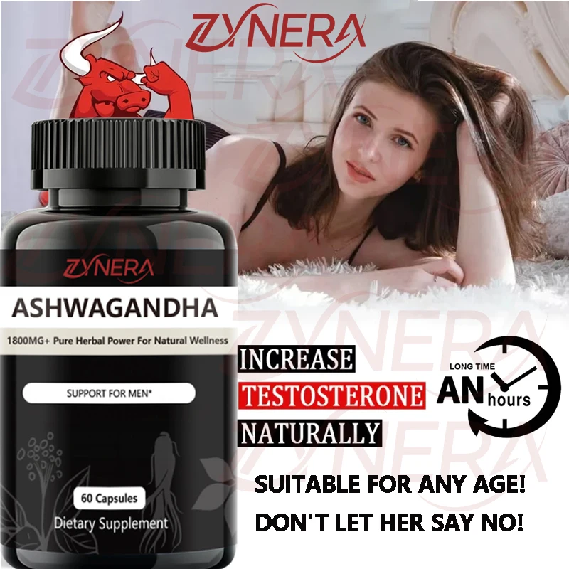 

Ботанические капсулы для мужчин - травяное здоровье, хорошо бычающее спокойствие, поддерживающее адгезирующее баланс, мужская улучшающая добавка с макой Эшваванда