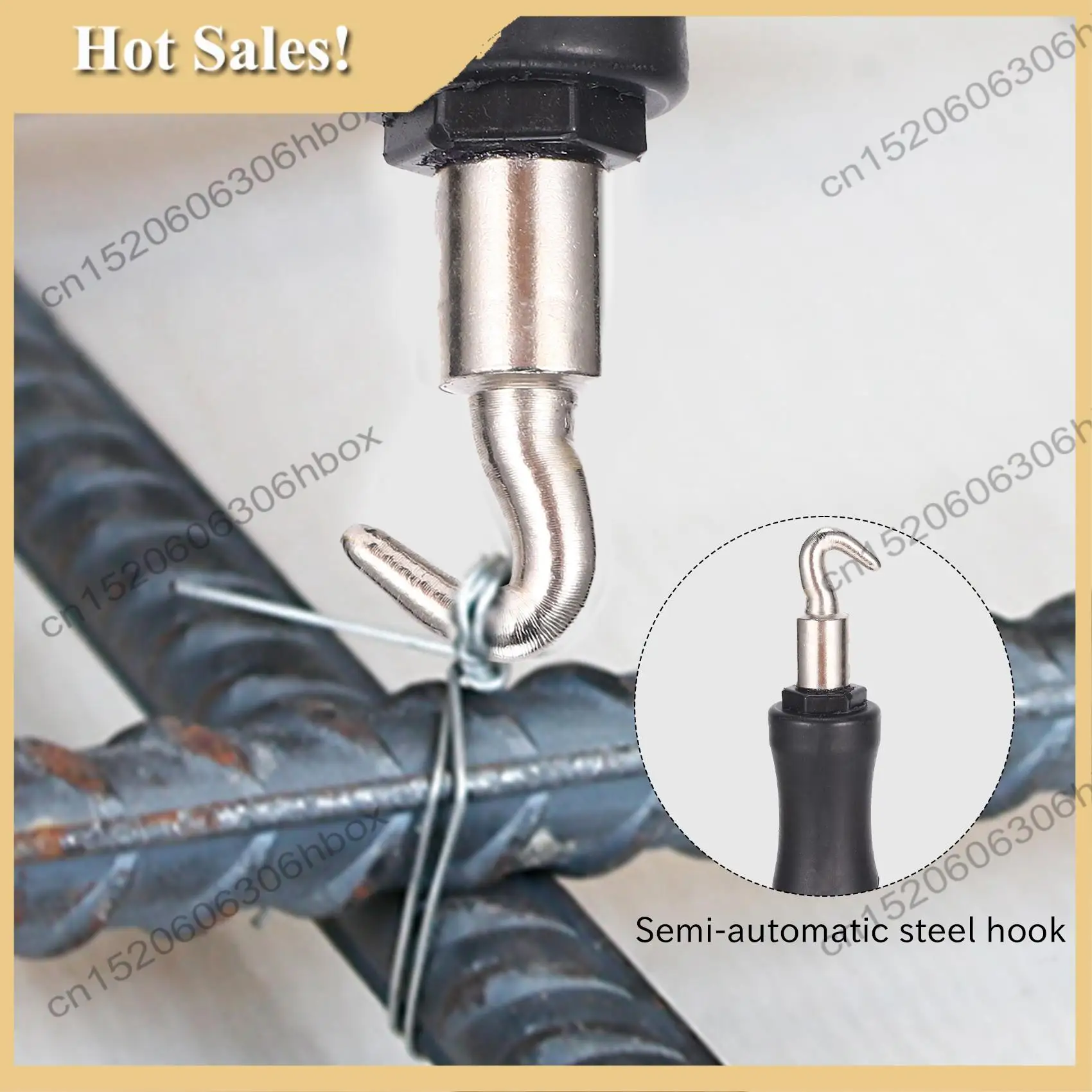 -HOPE 2 Pieces Automatic Rebar Tie Wire Twister, Rebar Tie Wire Twister Tool, Rebar Wire Twister Pull Tie Wire Twister, Concrete
