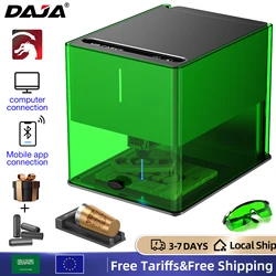 DAJA V1 Portable Mini Laser Engraving Machine for Business Shop Home Factory Engrave Metal Wood Acrylic Glass Leather Plastic