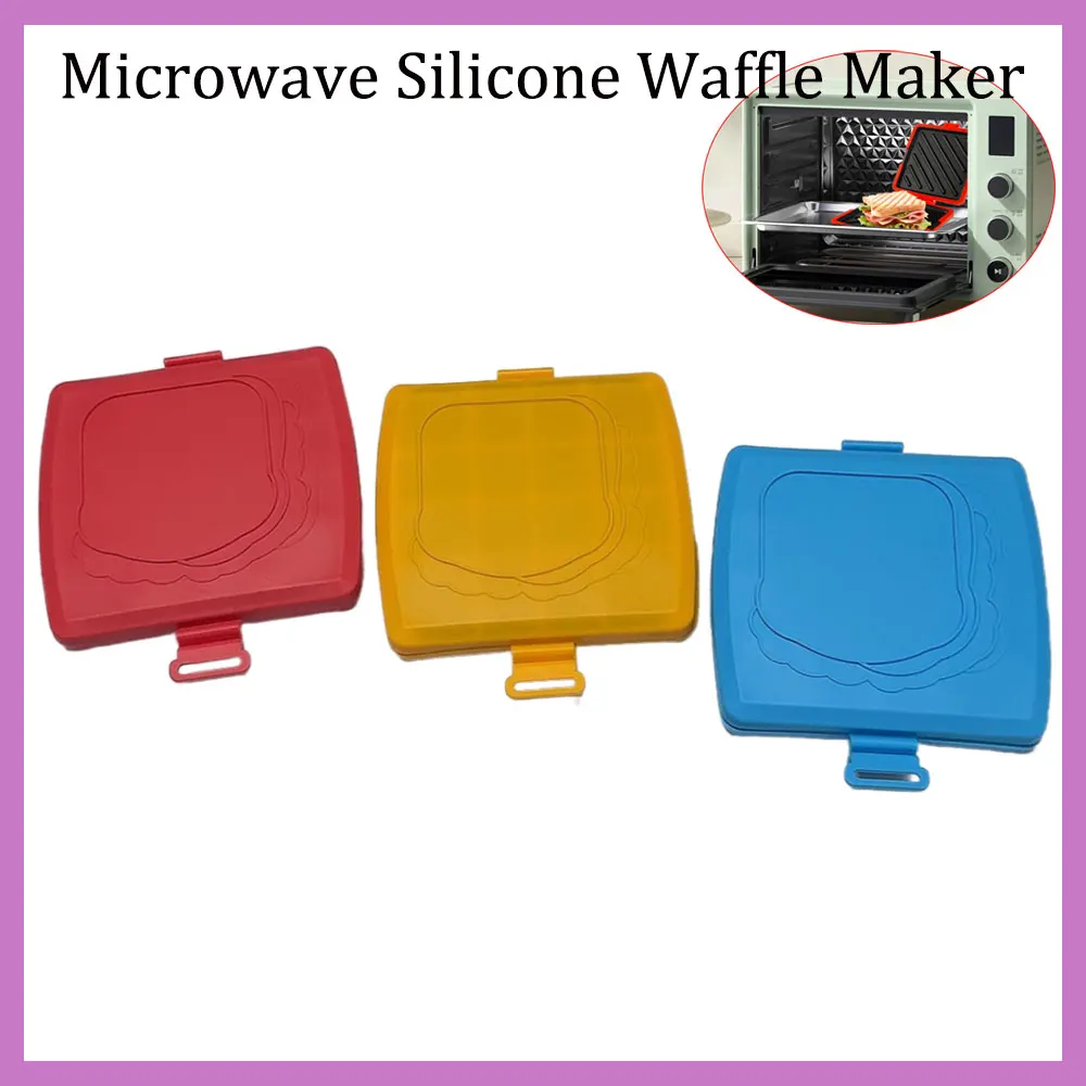 3 Color Options Microwave Toastie Sandwich Maker Micro Munchy Microwave Toastie Maker Versatile Small Toaster Easy to Clean