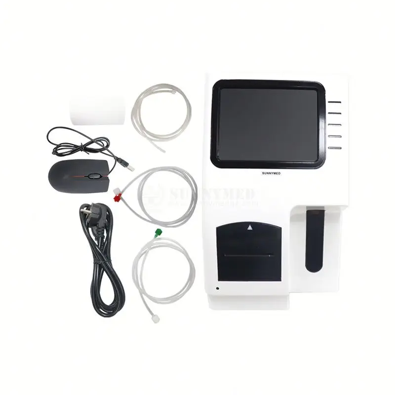 New  SY-B002B_Vet Veterinary Blood Analyzer Hematology CBC Machine 3 Part Animals Hematology Analyzer with Open System