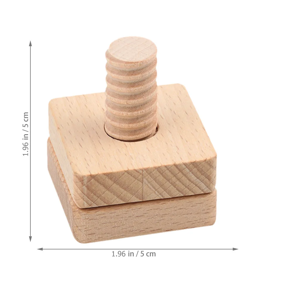 Wooden DIY Screw Matching Puzzle Toy for Kids – Educational Assembly Game for Early Learning & Intelligence Development