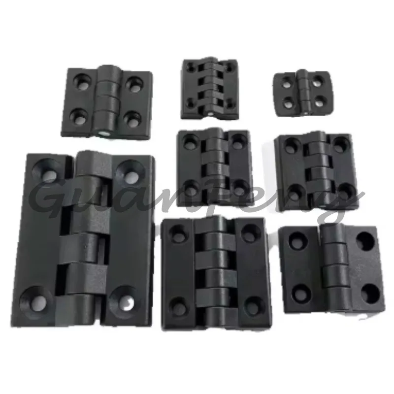 10Pcs 80*100MM Nylon Plastic Industrial Replacement Hinge Wear‑Resistant Hardware