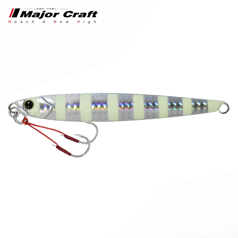 MajorCraft Japan Maple Iron Plate Lure Bait JPSL Sea Fishing 60g Hook Boat Shore Drop Quick Draw Fake Bait