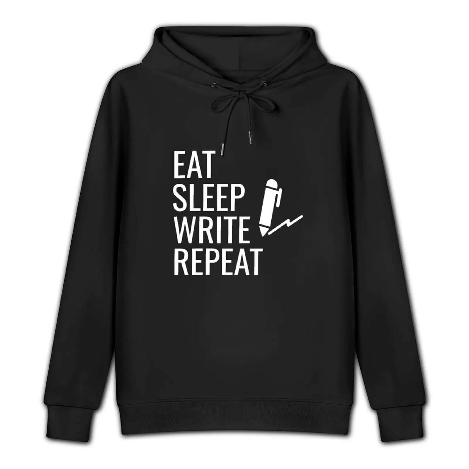 Eat Sleep Write Repeat Author Gift Writing Teacher Writer Pullover Hoodie autumn new products new in hoodies and blouses