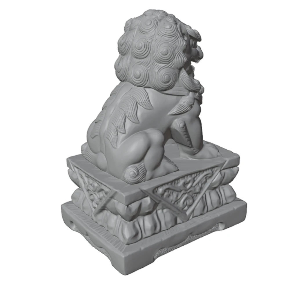 Figura resina 45mm kit sin colorear para juegos de mesa gatos y perros - imagen 5