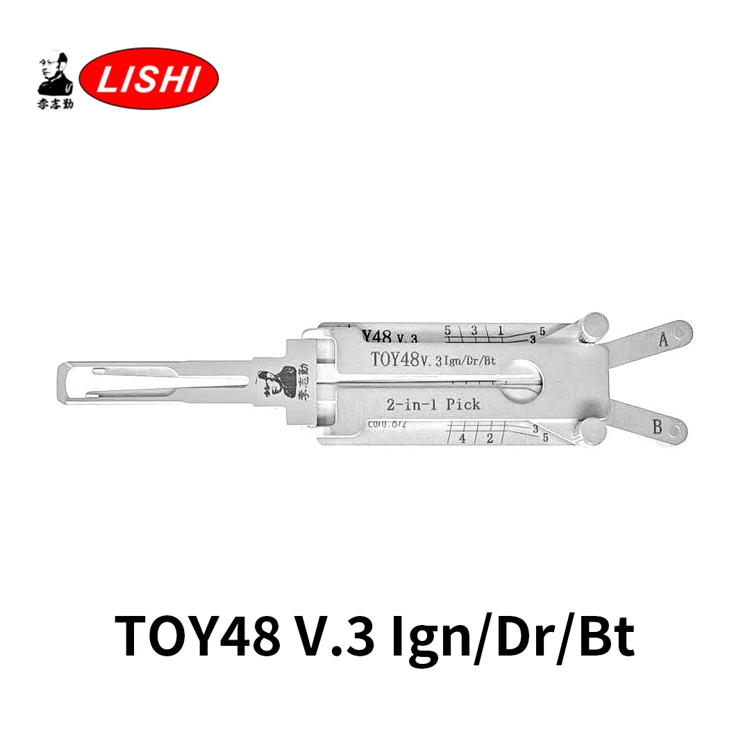 

Инструмент Lishi 2 в 1 TOY48 V.3 Ign/Dr/Bt