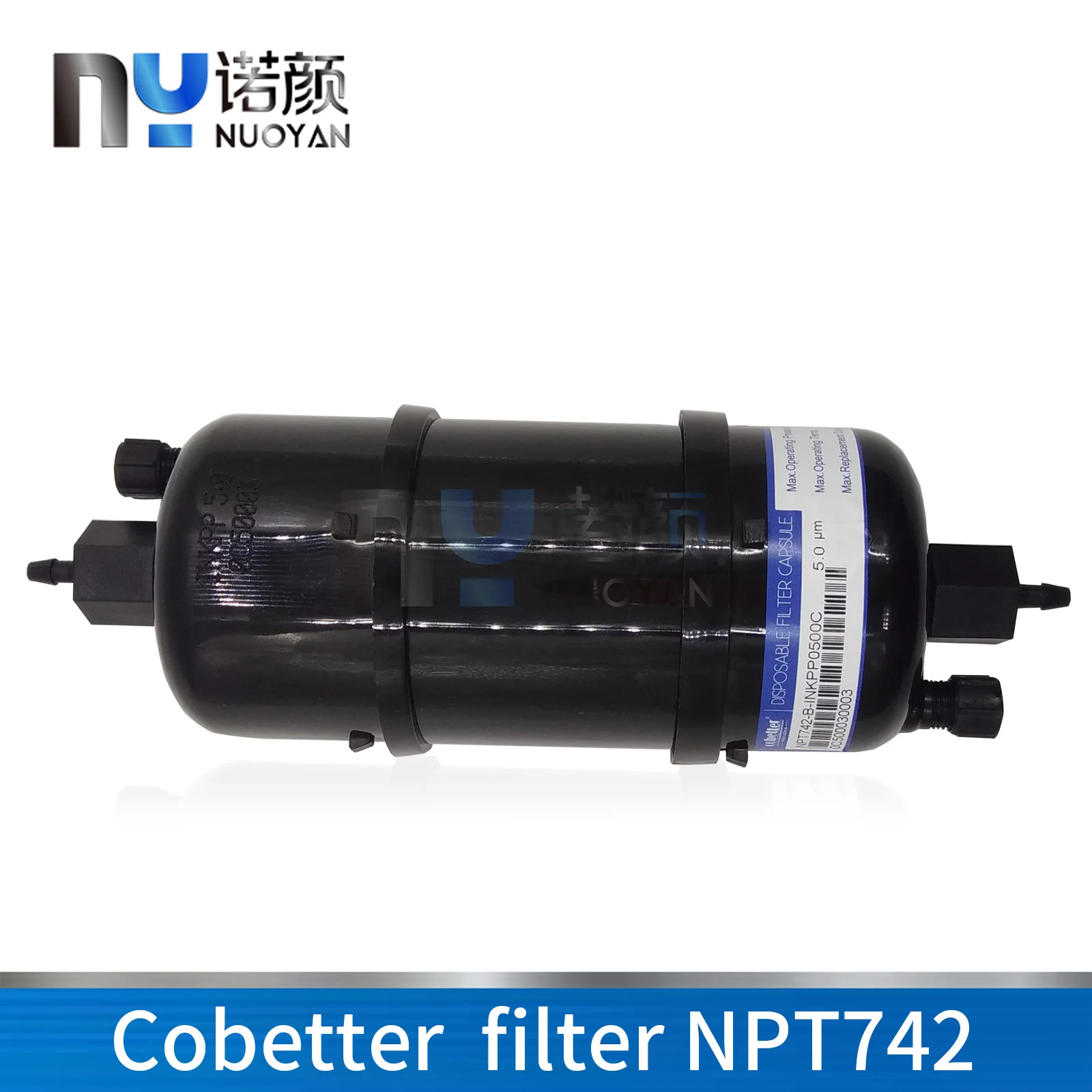 

1PCS New Large Format Printer Big Filter NPT742-B-INKPP0500C Ink Filter 5U For Cobetter Flora LJ-3204 LJ-3208 LJ-520 Zhongye