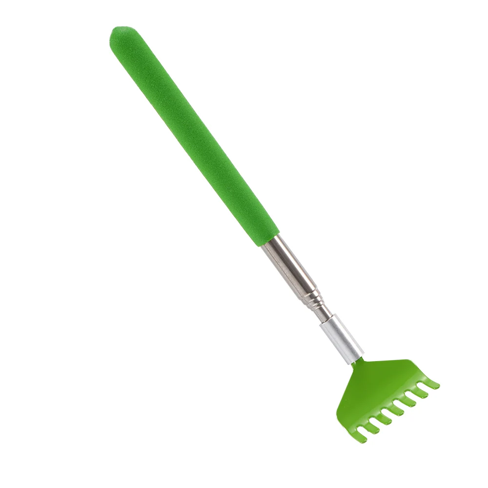 Handy Extensible Soft Stainless Steel Relieve itching Metal Massage Tools Scratching Device Itch Scratching Back Scratcher