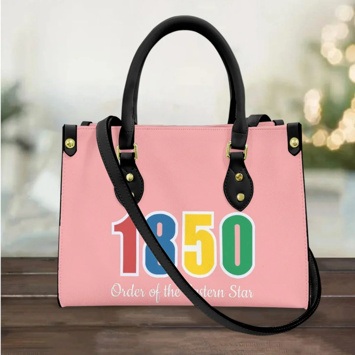 

New 1850 OES Sistars Order Of Eastern Designer Women Messenger Bags PU Leather Small Handle Totes Gift Fashion Crossbody Bags
