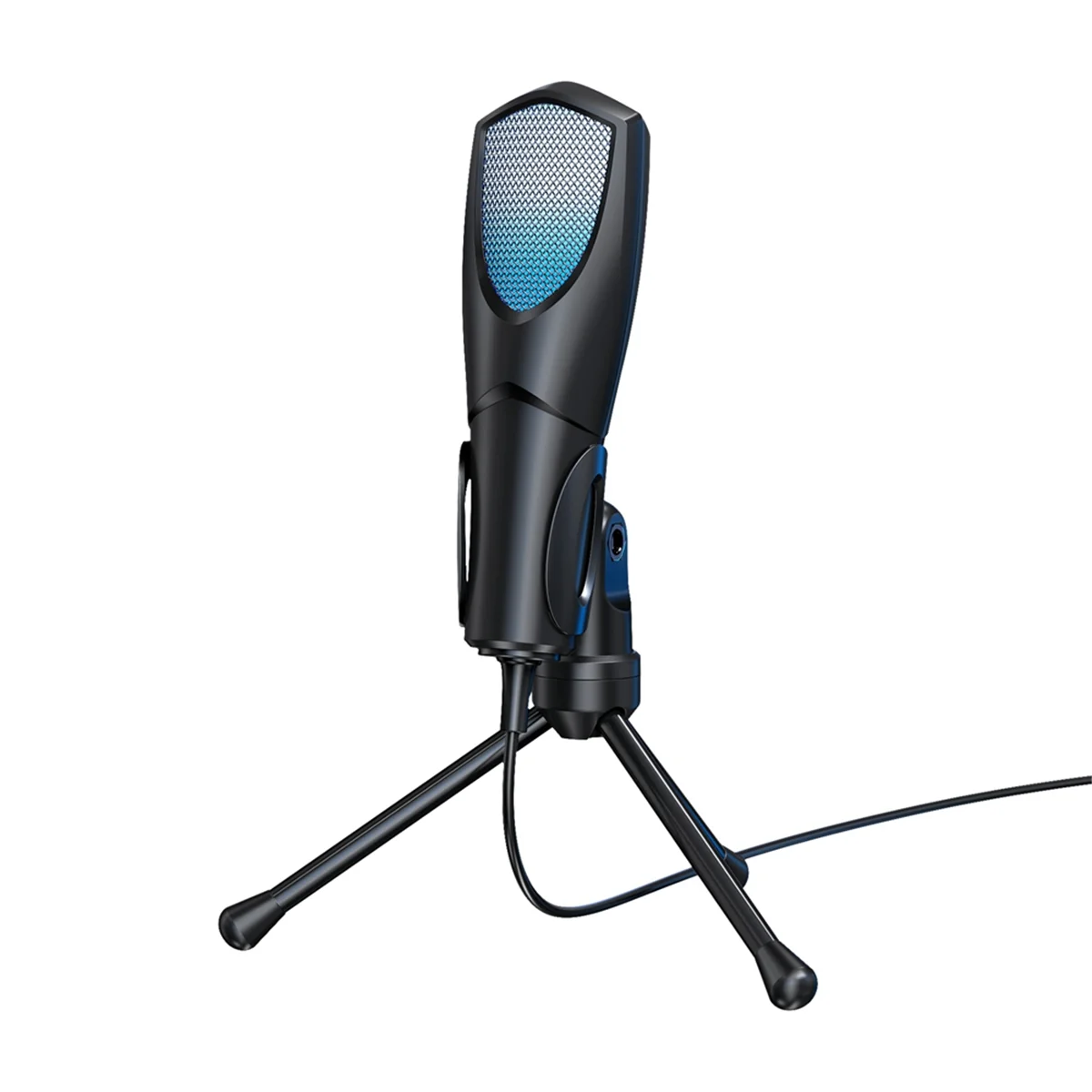 جديد 3C-Gaming ميكروفون المهنية سطح المكتب USB مكثف ميكروفون RGB ضوء البث المباشر مؤتمر الفيديو ميكروفون