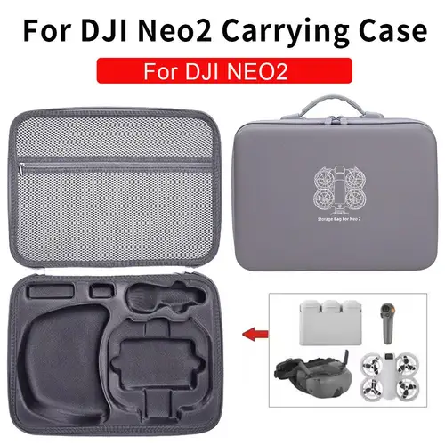 Imagen 2 del producto Bolsa de almacenamiento corporal para gafas DJI Neo 2 N3, Estuche de transporte de viaje portátil, bolso protector para accesorios de Dron DJI Neo 2