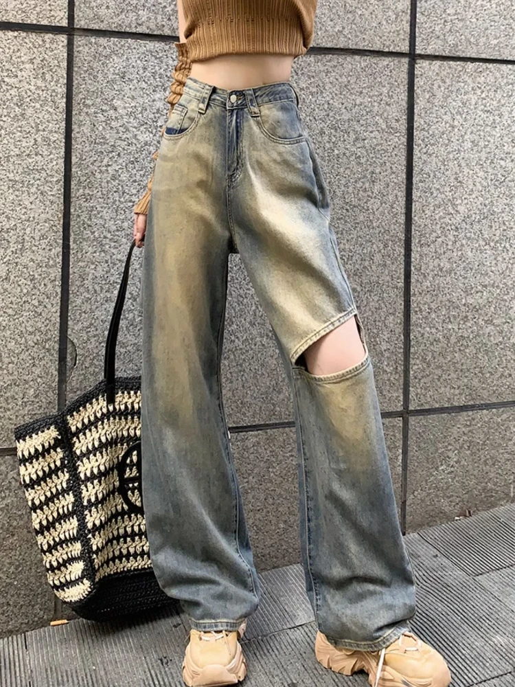 Jeans Women Stylish Vitality Stretchy Spring Summer Comfortable  Youthful Korean Style Full Length Simple All-match Soft