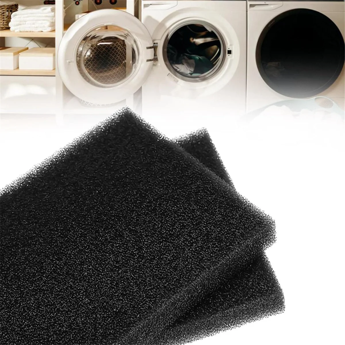 ABXHH 6PCS Estera de filtro de esponja para secadora para 429410   ANH- 628504   Para filtro de espuma de base de secadora D9866E SP-13