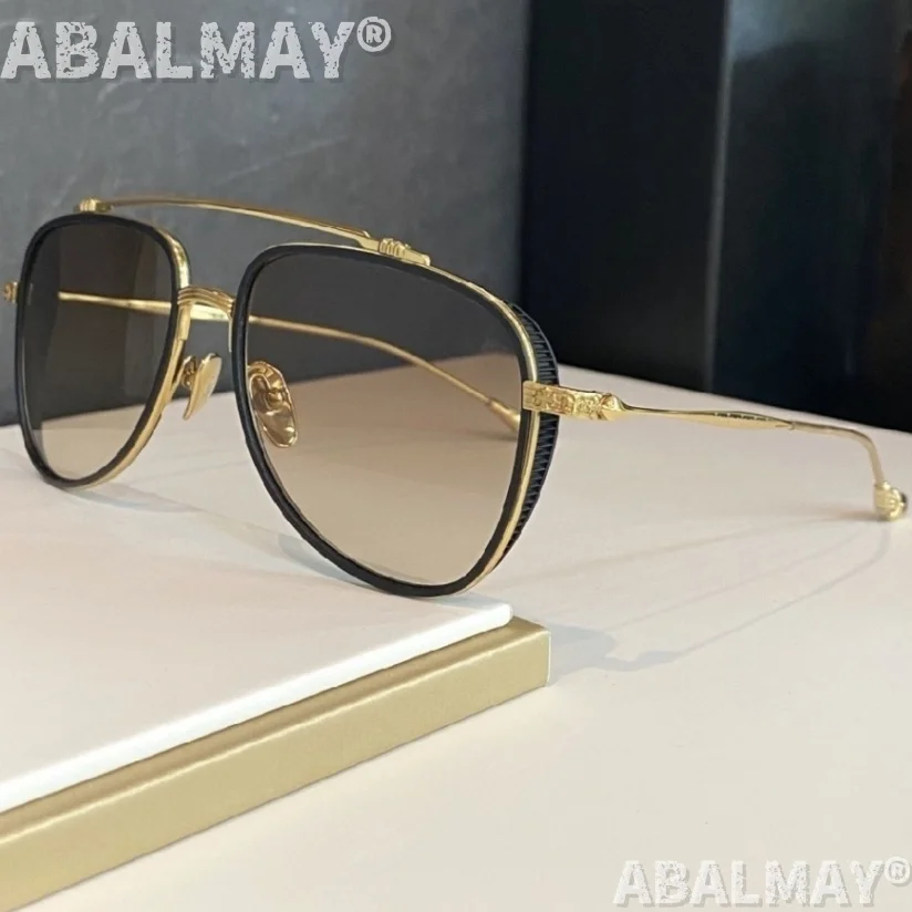 

Top High Quality Sunglasses for Men and Women 8009 SIZE 57-19-148 Titanium Style Retro Fashion Design Sun Glasses UV400 with box