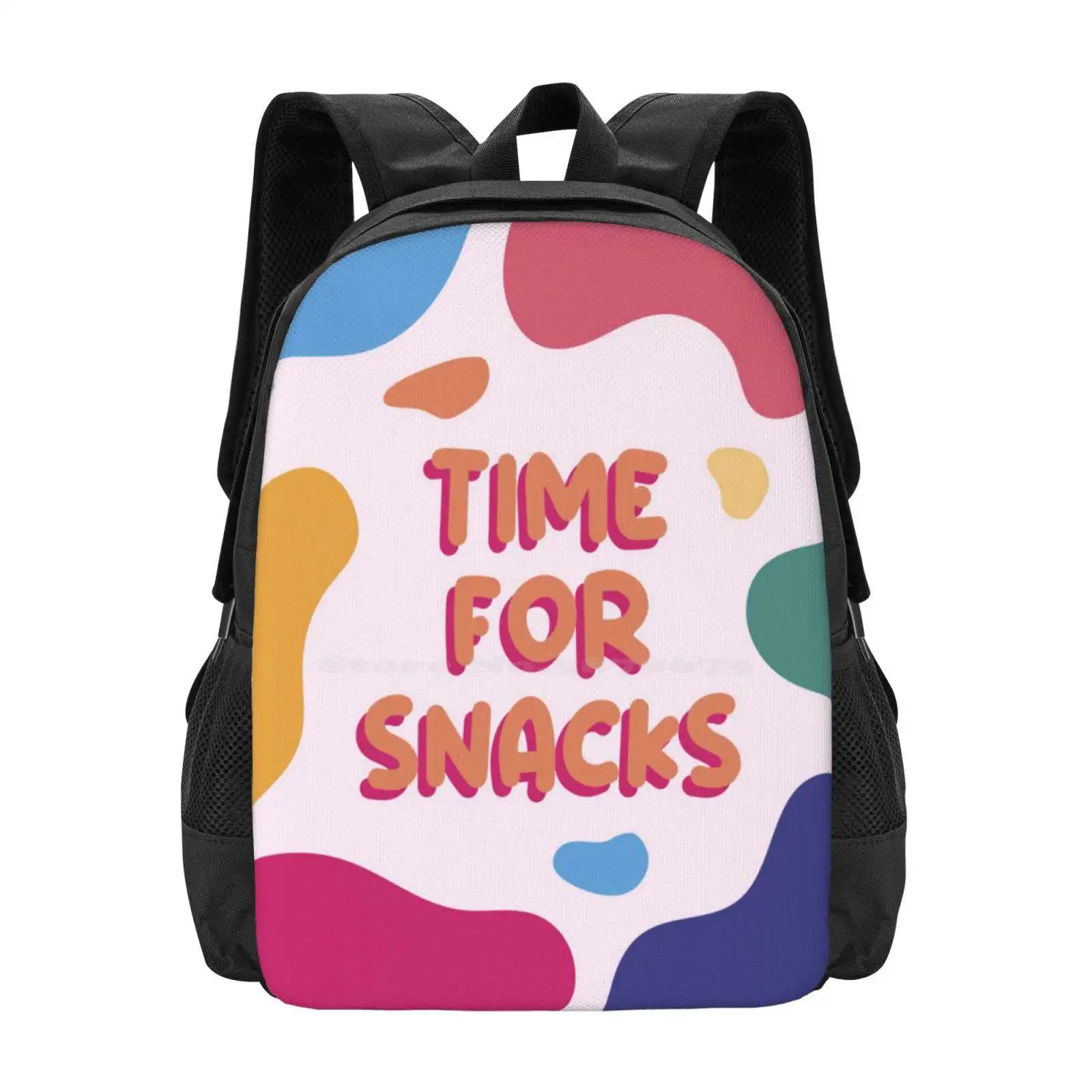 Time For Snacks! Hot Sale Schoolbag Backpack Fashion Bags Puppy Doggo Pattern Park Good Boy Girl Bone Cute Adorable Pets Pet