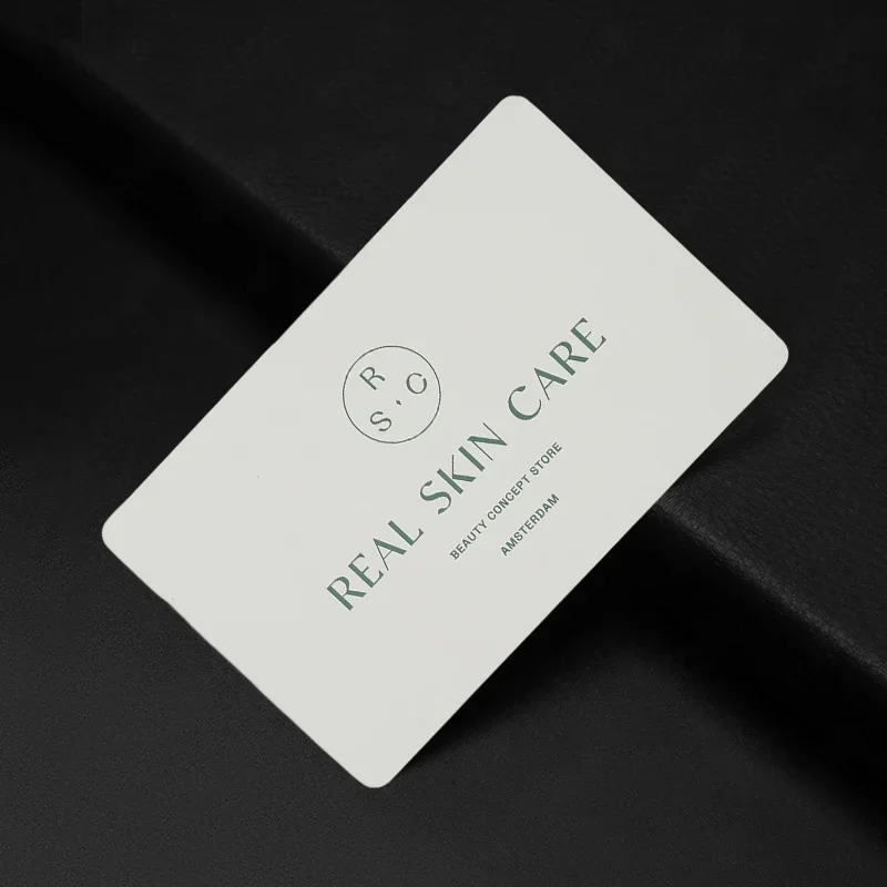 

Custom Logo Laser Engraved Stainless Steel Matte Black Metal Business Card