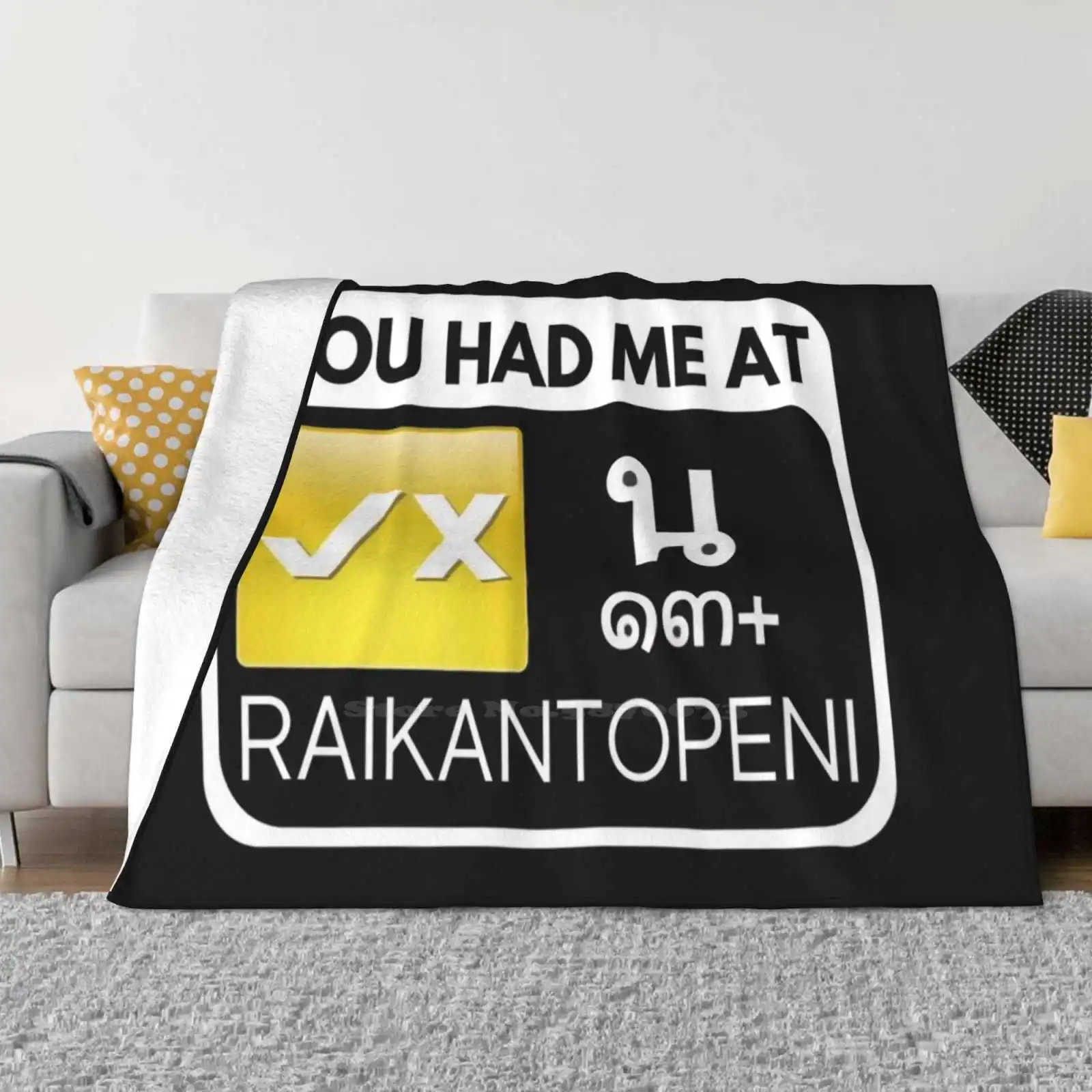 You Had Me At Raikantopeni New Arrival Fashion Leisure Warm Flannel Blanket Raikantopeni Boys Love Bl Series Raikan Topeni Thai