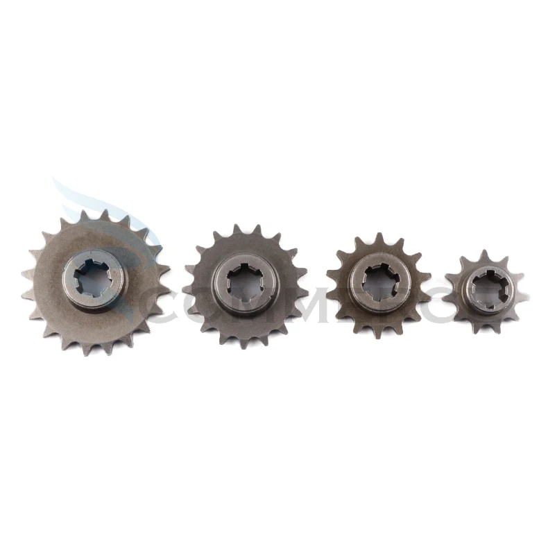 Front Gear Box Sprocket T8F 11T 14T 17T 20T Pinion Sprocket Chain Cog Metal For 47cc 49cc Minimoto ATV Mini Bike Moped Scooter