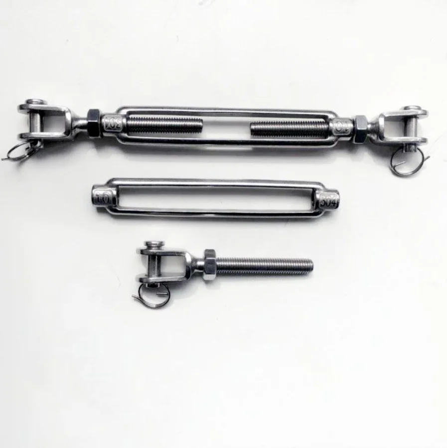 304 stainless steel double-headed adjustable telescopic screw rod adjustable cable tensioner UUCUOU American heavy-duty