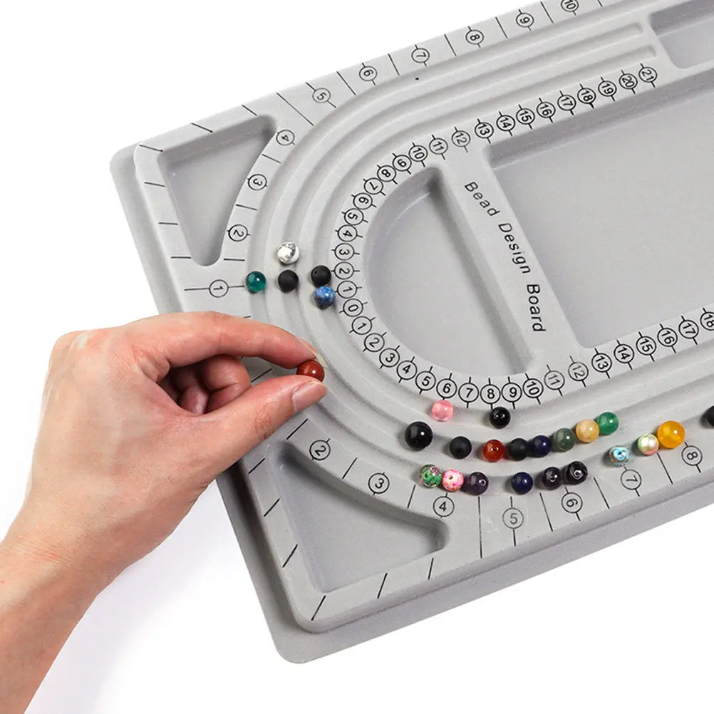 

Набор из 2-х досок для дизайна украшений, подставок для бусин, для создания браслетов и ожерелий, органайзер для изготовления украшений, принадлежности для рукоделия