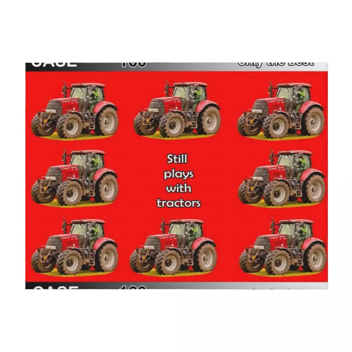 

tractors Throw Blanket Luxury Thicken wednesday Plaid on the sofa Luxury Blankets