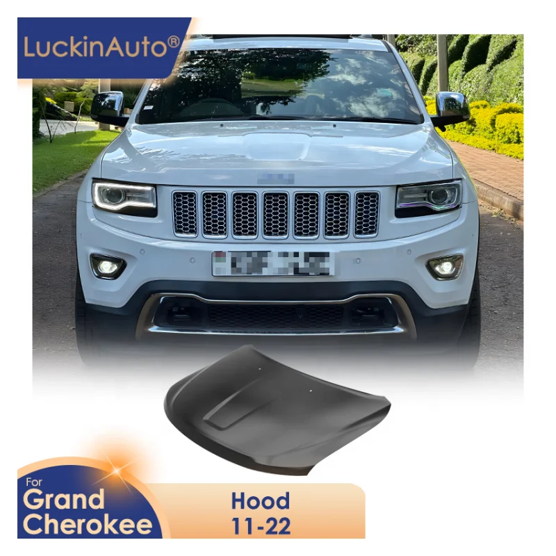 

LuckinAuto Hood for Jeep Grand Cherokee Hood Panel 2011 2012 2013 2014 2015 2016 2017 2019 2020 2022 OEM 55369587AG