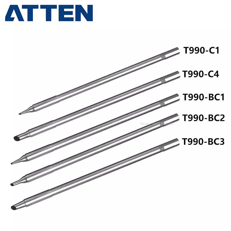 ATTEN Original ST-990 ST-8602D stazione di saldatura senza piombo nucleo di riscaldamento integrato testa di saldatura elettrica punte di ferro per