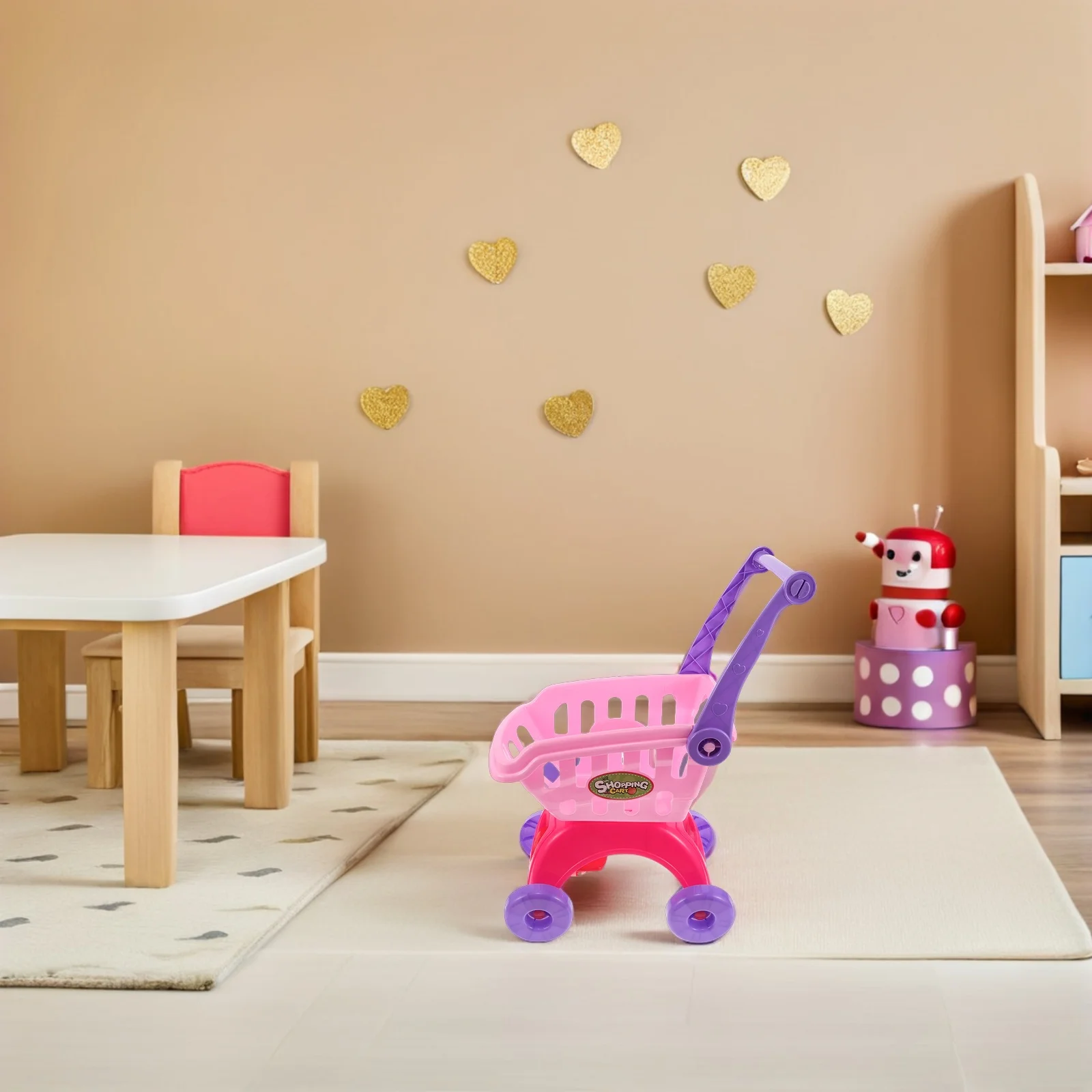 عربة تسوق بقالة واقعية للسوبر ماركت، عربة تسوق للأطفال، محاكاة لعب للأطفال الصغار، عربة تسوق للأطفال #6