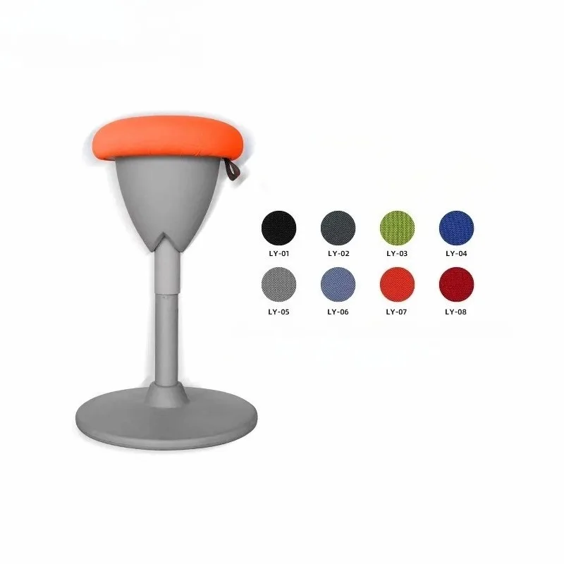 Height Adjustable Self‑Balancing Wobble Stool Active Sitting Chair For Office Desk