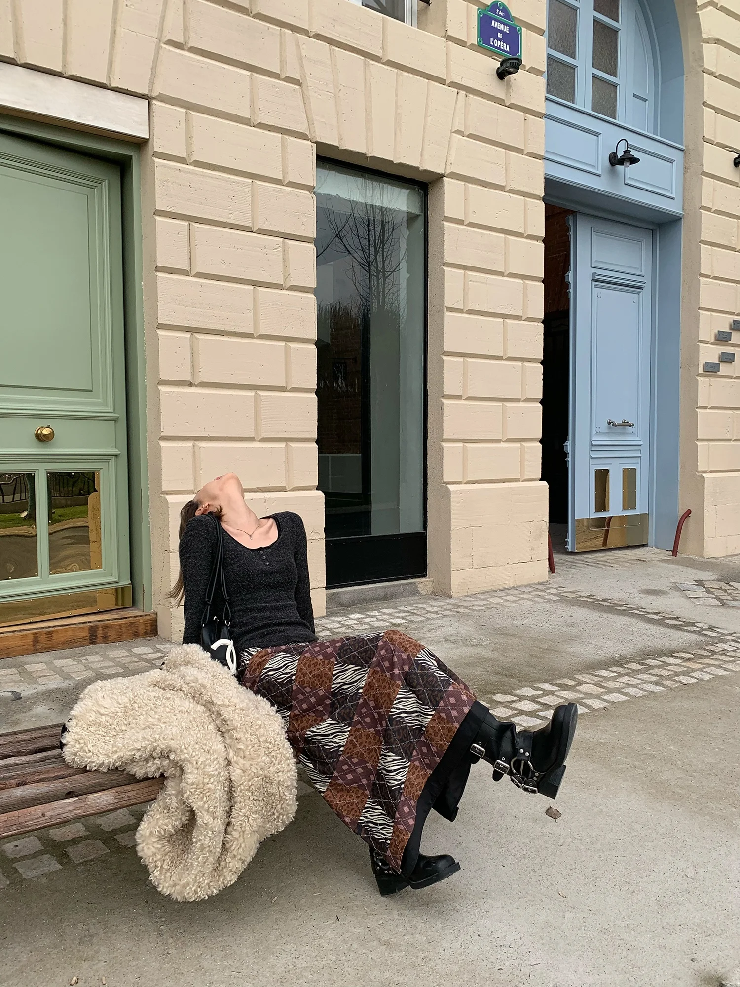 

Юбка миди LelyMooch с цветочным пэчворком, женская, осенне-зимняя, прямого кроя, с разрезом, из полиэстера, длинная