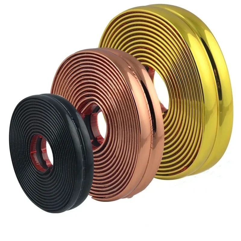 Gold Wall Furniture Corner Molding Trim sticker Self Adhesive decor tape Anti-Bumb Kid Safety Table Edge Guard Protection Strip