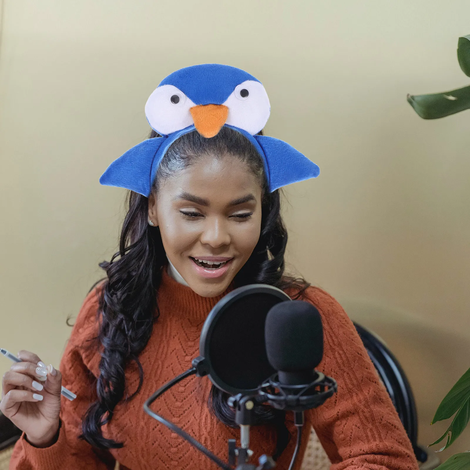 Penguin Headband Accessory for Women Girls Penguin Headband Child Halloween Party Cosplay Masquerade Gift Hair Band