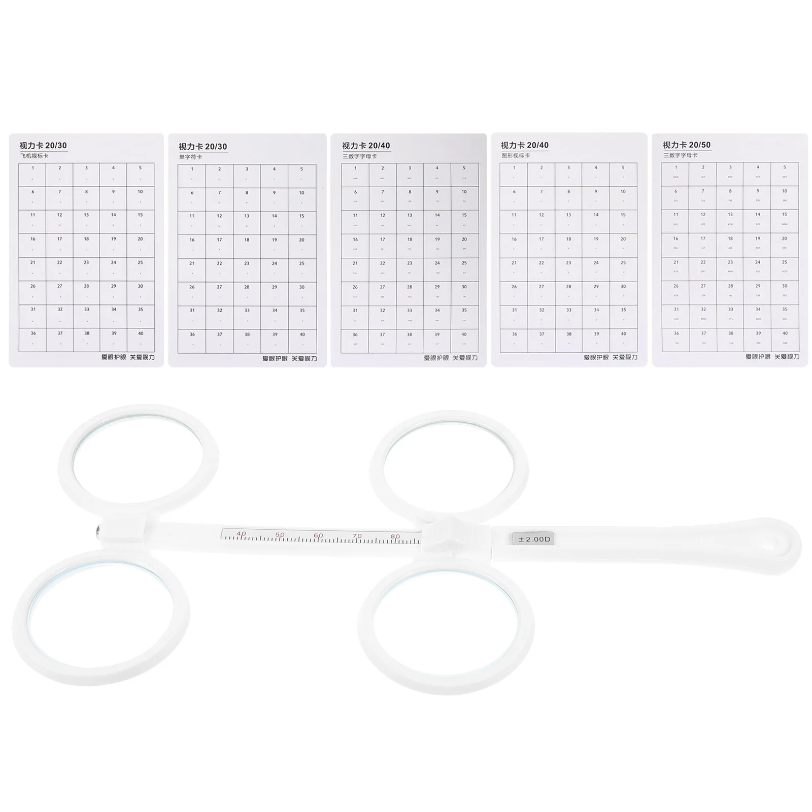 

Dual-Sided Optical Flipper Adjustable Vision Training Instrument Sturdy Pp Material Ophthalmic Flipper For Optometry Equipment