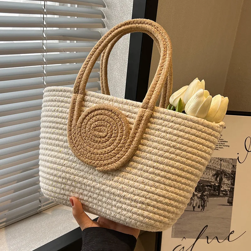 

Woven Tote Bags for Women Shoulder Bag Large Capacity Versatile Class Bags for Girl Shopping Bags Female Bag Bolsos De Mujer Sac