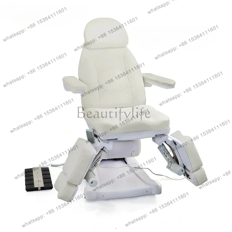 pg45Electric Foot Care Chair Maintenance Bed Rotatable Seat Adjustable Leg Support Beauty Pedicure Chair