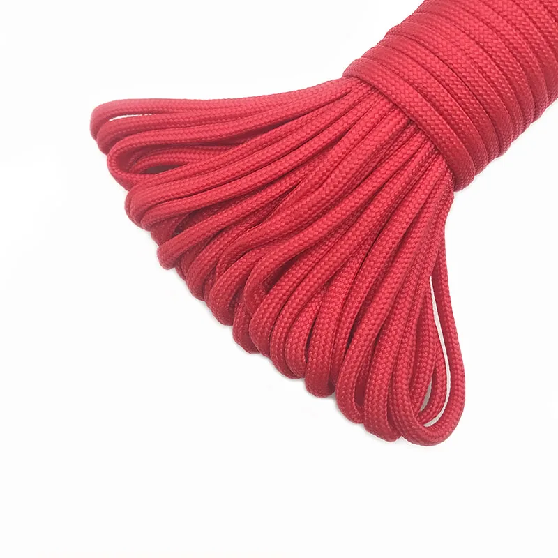 4 maten dia. 4 mm 7 standcores paracord 550 voor survival parachutekoord lanyard klimmen camping touw wandelen waslijn armband