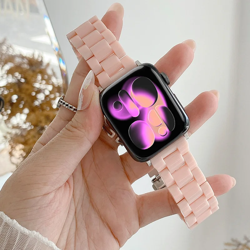 Candy Strap For apple watch 10 band 42MM/46MM ultra 3 49mm 44mm 40mm 41mm 45mm link Women bracelet iwatch series 11/9/8/7/SE 6 5