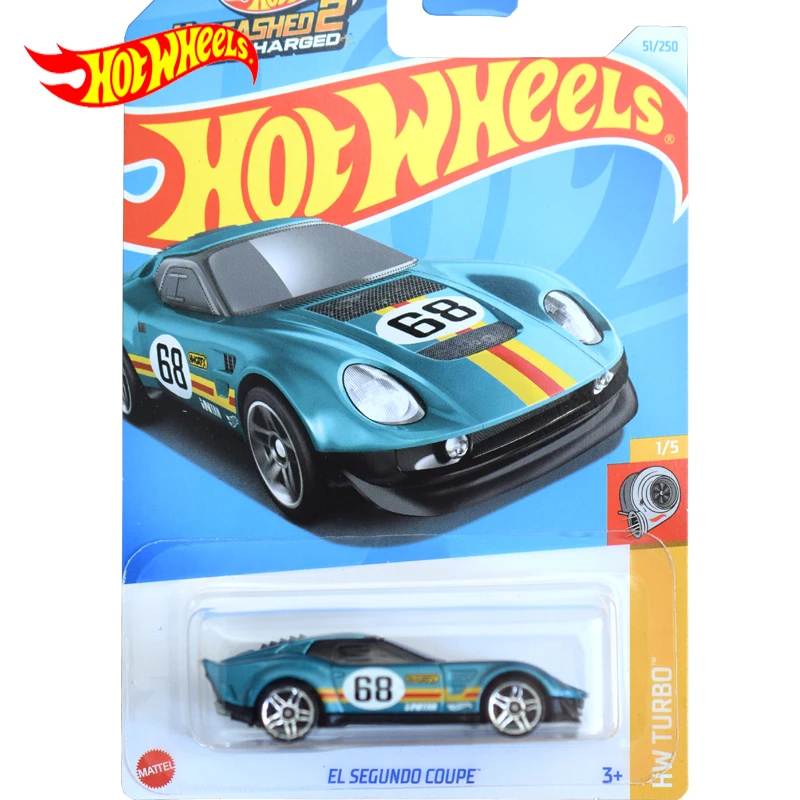 Hot Wheels-Voiture EL Segundo Coupé pour garçons, véhicule en alliage moulé sous pression, jouets pour enfants, cadeau turbocompressé, original,