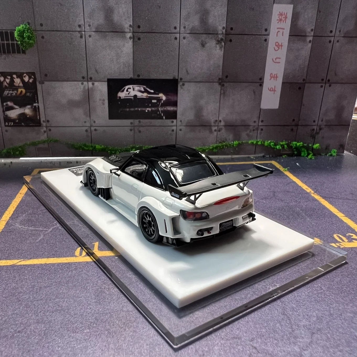 ONE MODEL 1:64 Honda S2000  Racing Carl Resin  Diecast Car Model