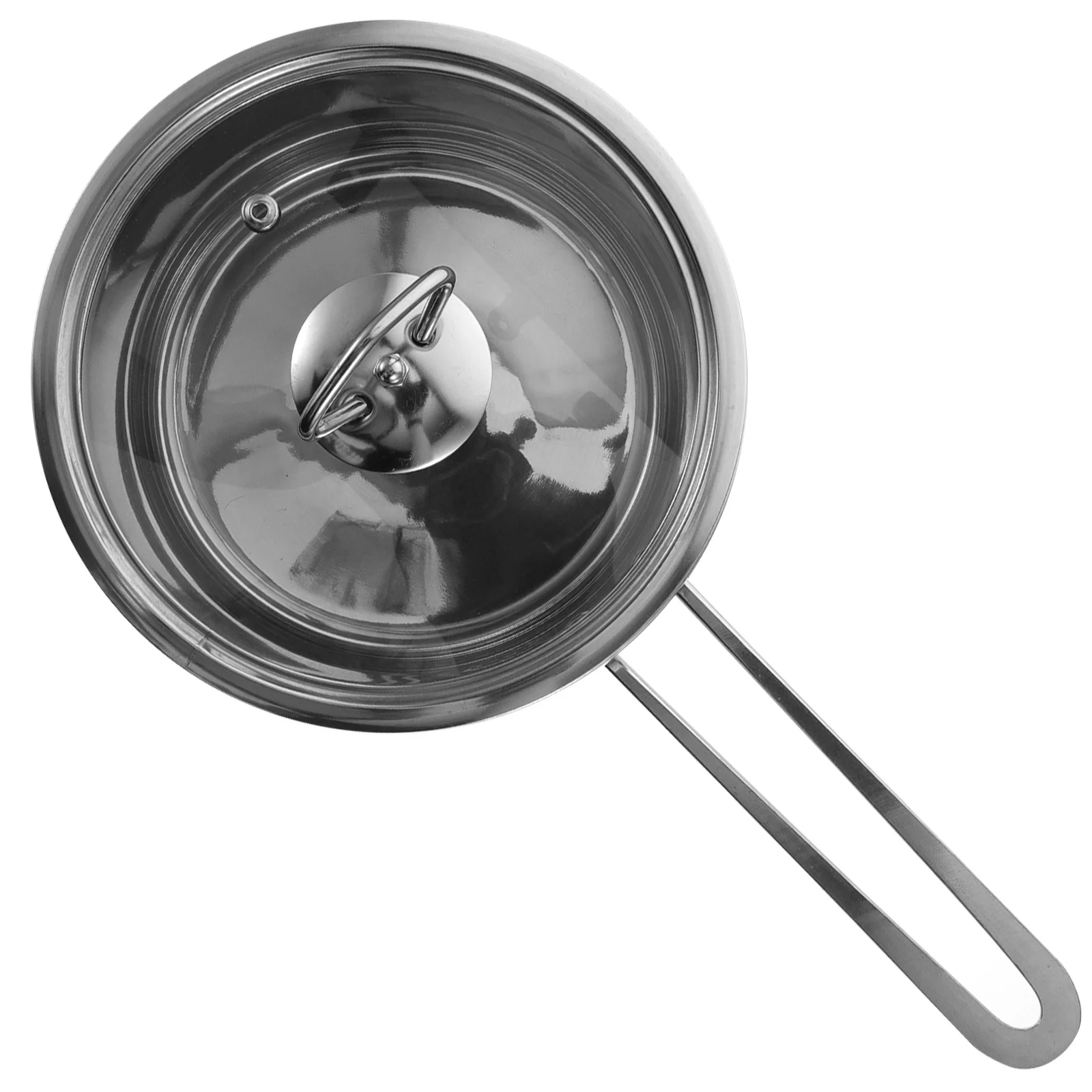 

Stainless Steel Milk Pot Small Cooking Soup Pot Multi-Function Kitchen Saucepan for Stovetop Milk Holder and Food Heating