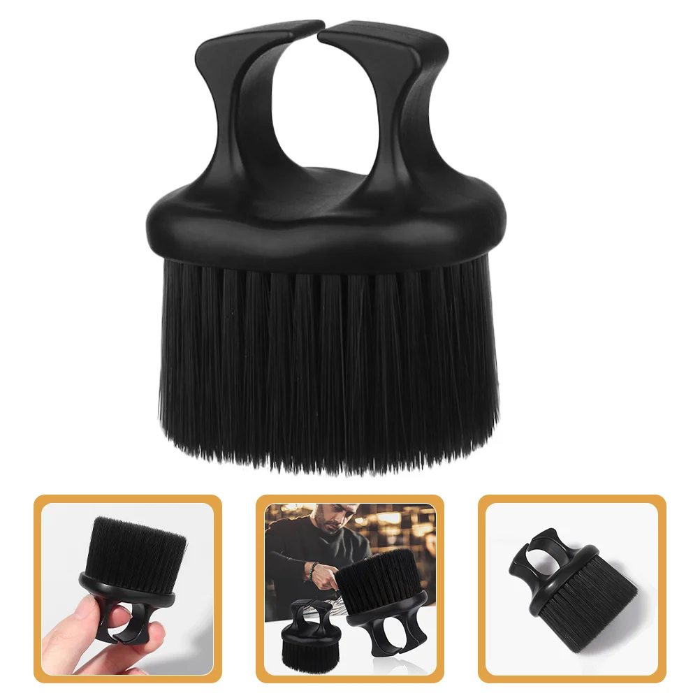 

2 Pcs Retro Oil Brush Barber Supplies Knuckle Hairbrush Portable Beard Abs For Men