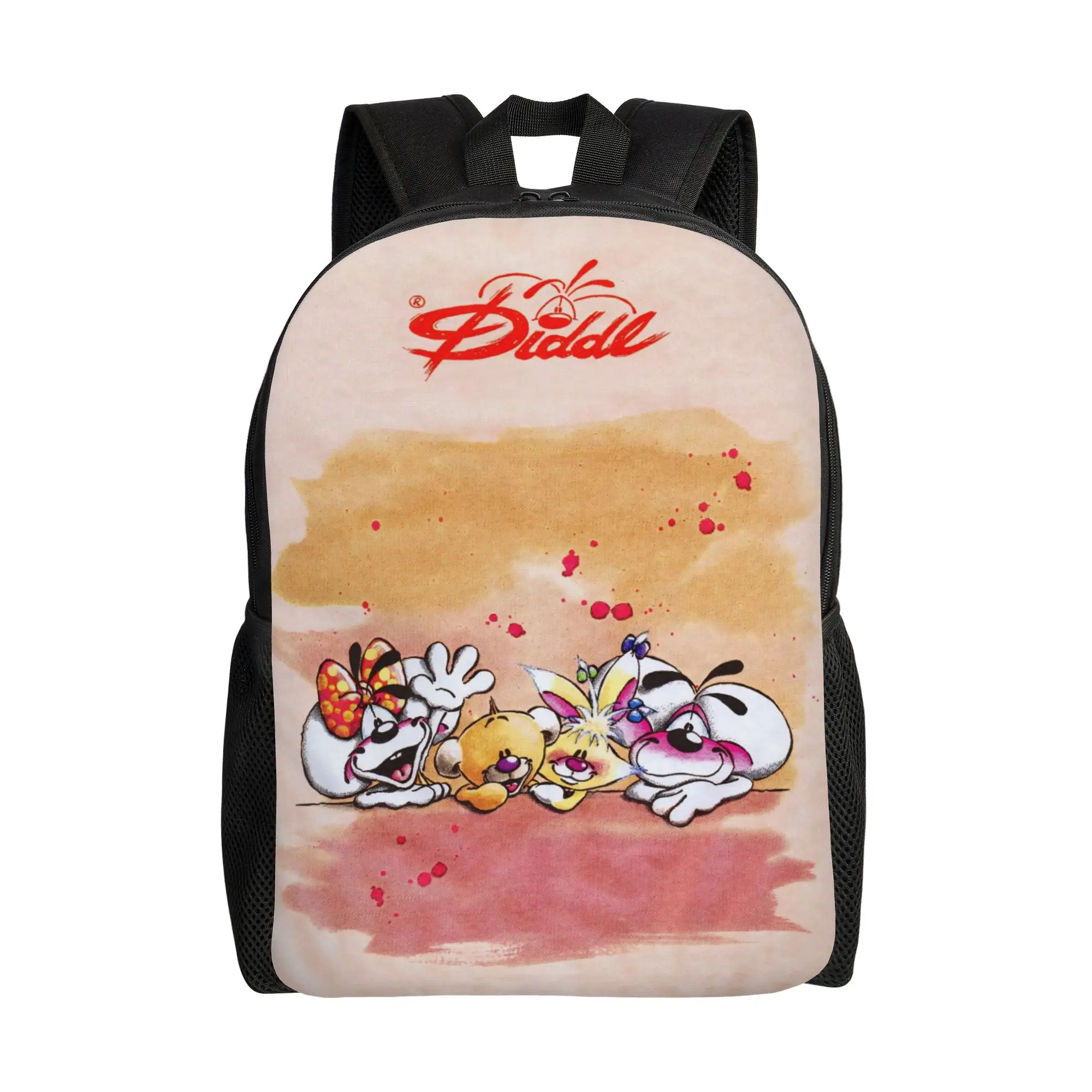 

Cartoon D-Diddl Rat Cute Backpack for Men Women Teenage High School Work Daypack College Shoulder Bag Gift