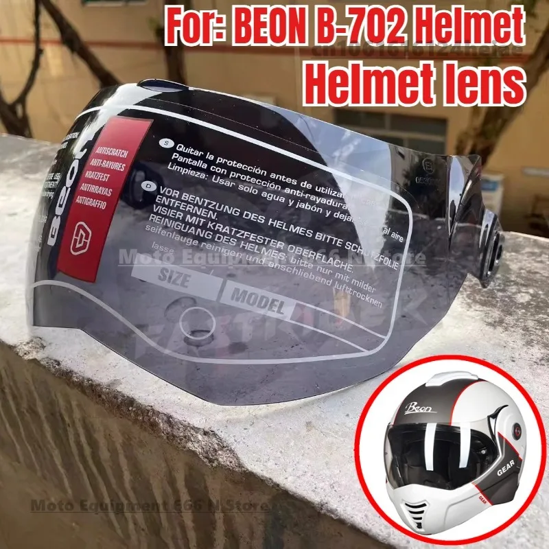 

Оригинальный объектив для мотоциклетного шлема BEON B702 B-702, откидная линза для шлема, сменный аксессуар для шлема