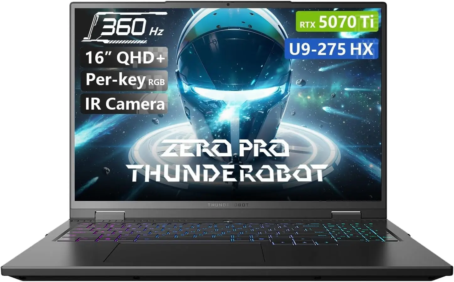

Игровой ноутбук Thunderobot Zero 16 Pro, GeForce RTX 5070 Ti, Core Ultra 9 275HX, 64 ГБ DDR5, Wi-Fi 6E, Windows 11 Домашняя