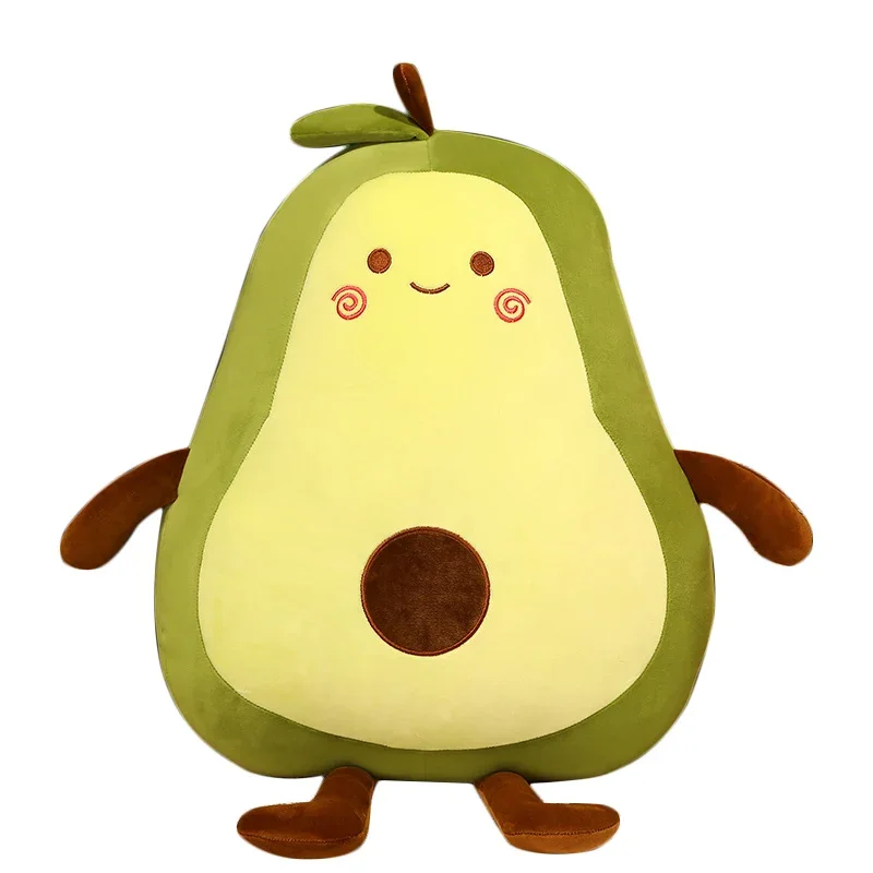 50-100cm New Avocado Stuffed Plush Toy Kawaii Fruit Doll Cartoon Pillow Soft Plush Cushion Child Baby Girls Birthday Gift