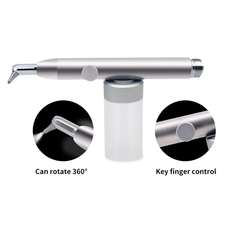 Dental Aluminum Oxide Micro Blaster Air Abrasion Polisher Sandblasting Sandblaster Teeth Whitening Pen With Water 2/4 Hole view 2