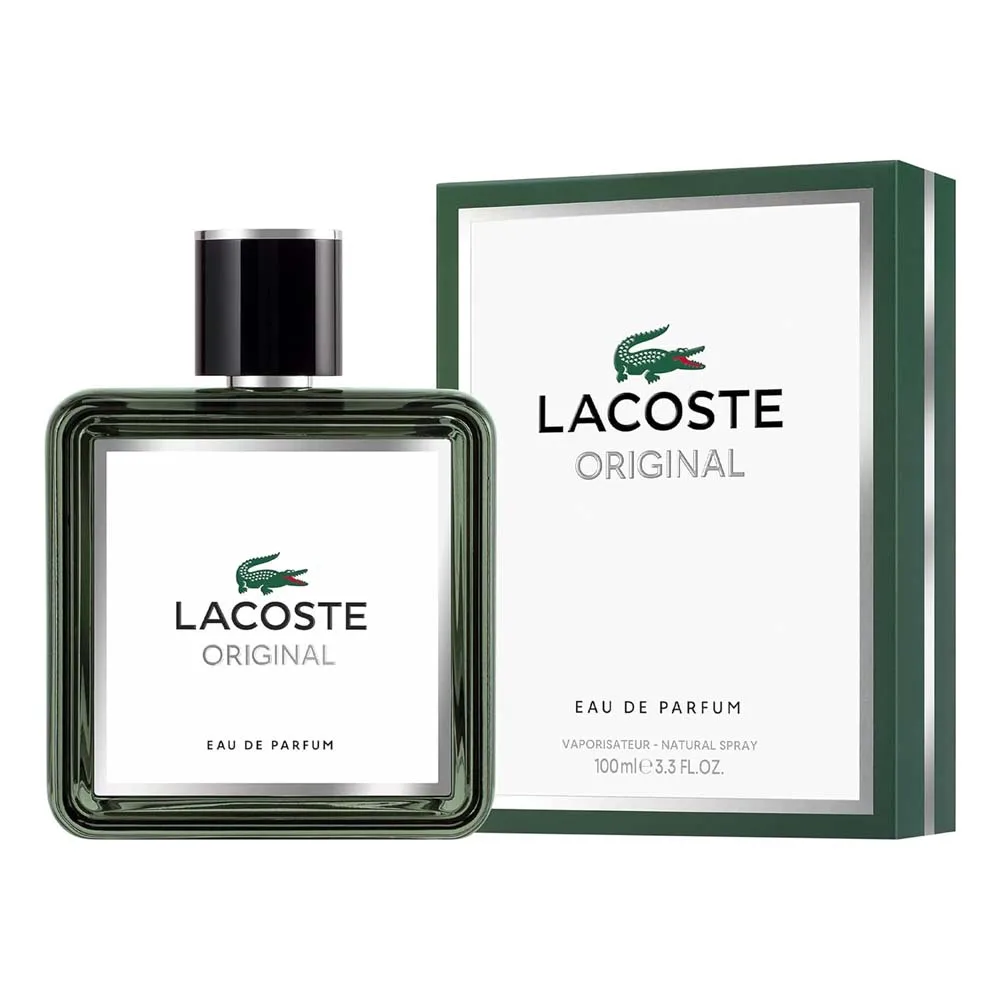 Lacoste Original Eau de Parfum (100ml / 3.40 fl oz) – Fresh Bergamot, French Lavender, Cardamom & Sandalwood – Men's Luxury Cologne